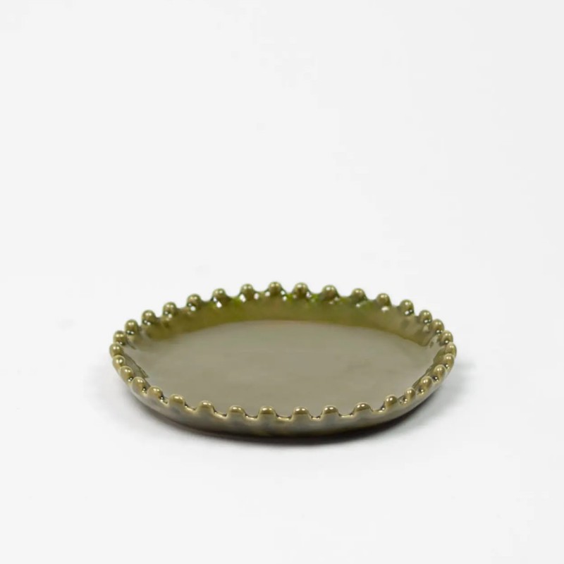 EDEN SIDE PLATE GREEN DIA16